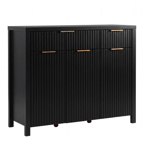 Buffet storage cabinet ribbed - cabinet,