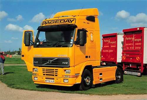 Old volvo fh12 truck - old,