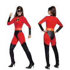 Adult Women The Incredibles Cosplay Costume Halloween Party Fancy Dress Bodysuit