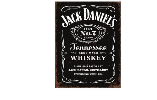 Jack daniels retro metal sign - jack,