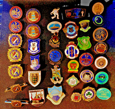 Vintage bowling club - vintage, enamel