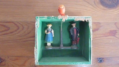 Old chalet cuckoo clock - clock, lady