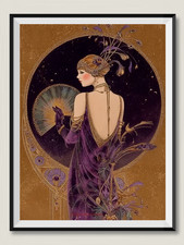 Art Deco Lady 50 - DIY Chart