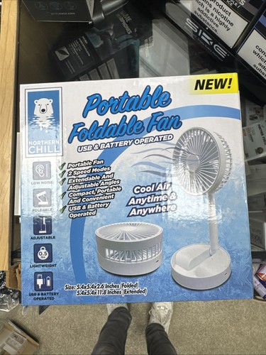 Portable foldable fan folded - portable,
