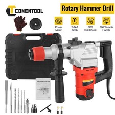 Power Hammer Drill Heavy Duty 1400W Corded Electric Impact Driver with Bit Set