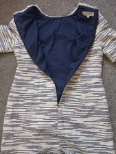 Dress Hobbs Cream And Navy