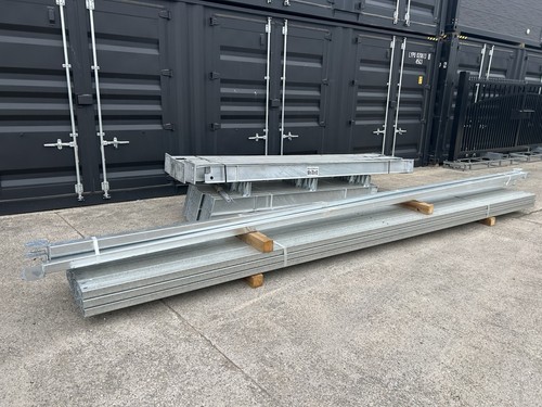 New steel framed building - steel,