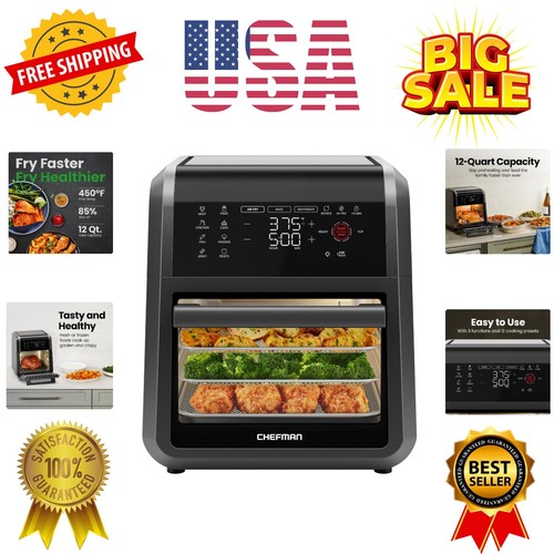 Quart air fryer oven - 6-in-1,