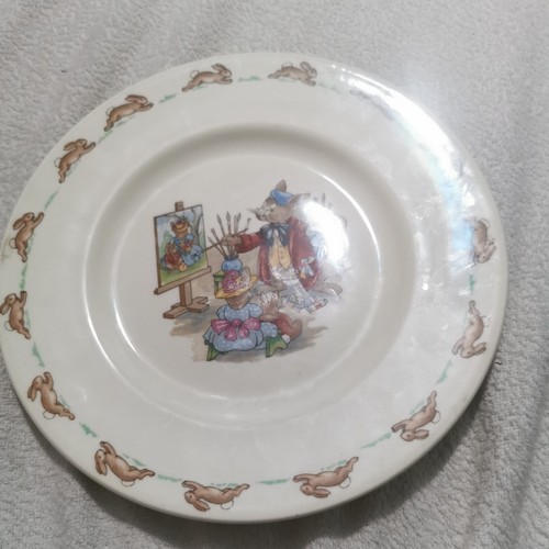 Royal doulton bunnykins plate - doulton,