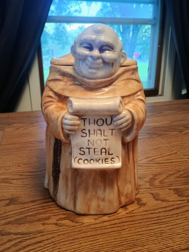 Monk cookie jar vintage - monk,