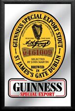 Guinness Coat of Arms Mirror Mirror Wall Mirror Bar Restaurant Beer Berry