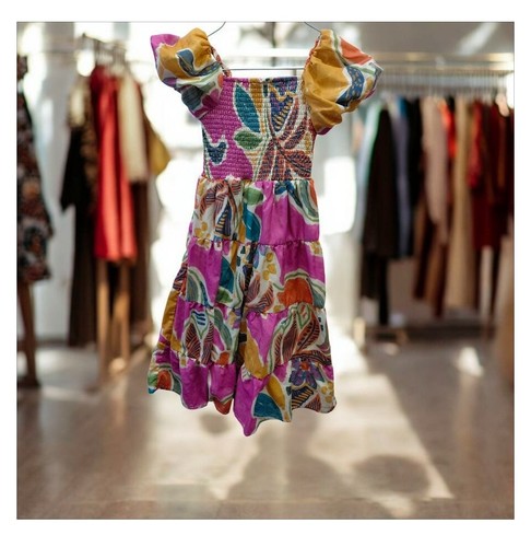 Colorful floral girl - floral,