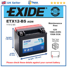 Motorcycle Battery for