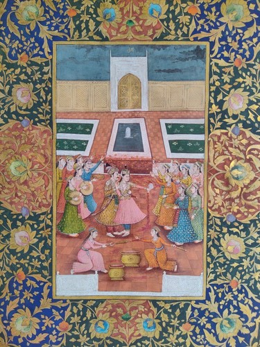 Antique persian miniature - ,