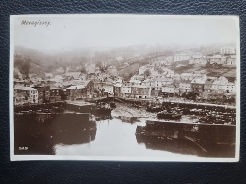 Mevagissey cornwall real photo - cornwall,