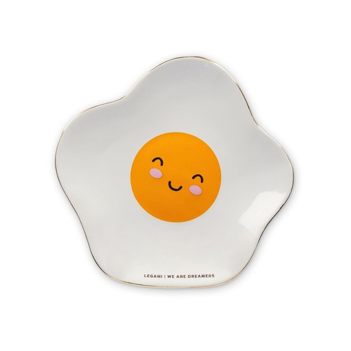 Legami ceramic saucer egg - ceramic, saucer,