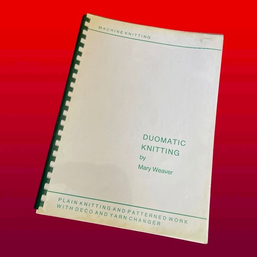 Duomatic knitting mary - knitting,
