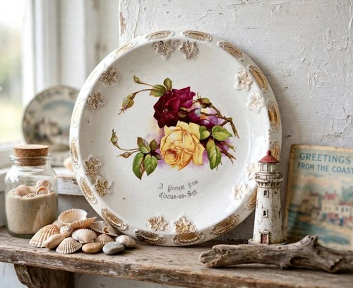 Vintage clacton souvenir plate - vintage,