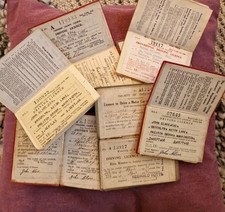 Vintage Driving Licences  1930's -1960s Same Driver Joblot