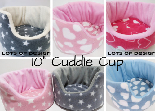 Soft fleece cuddle cup - 10",