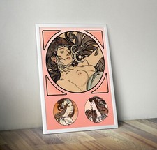 Vintage Fouquet Boutique Alphonse Mucha Art Nouveau Reproduction Poster Print 