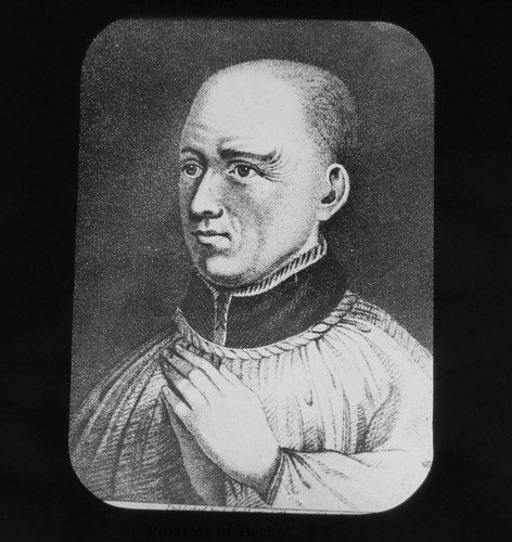 Glass magic lantern slide - magic,