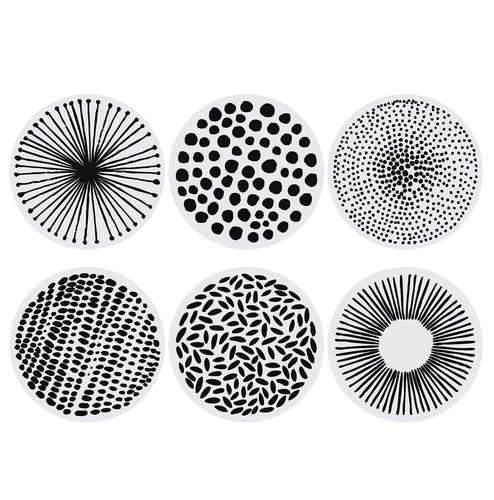 6pcs coasters for drinks - coasters,