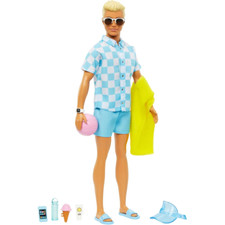 Barbie blonde ken beach doll - blonde,