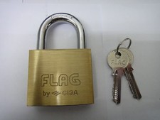 PADLOCK 60mm CISA FLAG OPEN