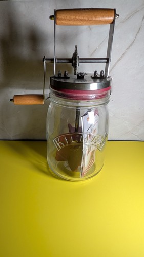 Kilner butter churner glass - churner,
