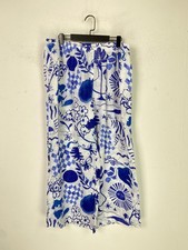 Next White Blue Graphic Print