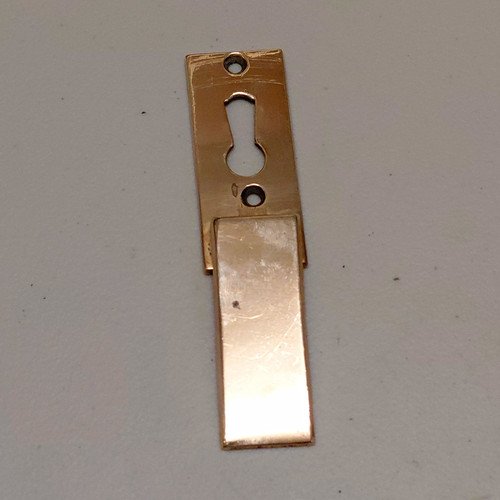 Antique brass keyhole - brass,