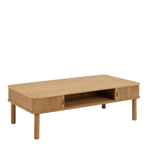 Oak coffee table - coffee, with