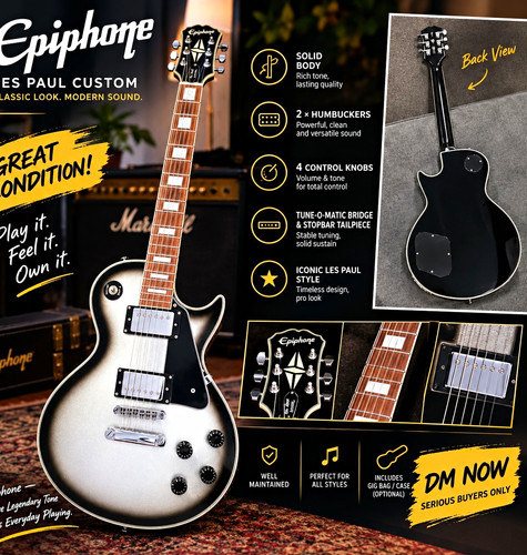 Epiphone les paul custom - paul,