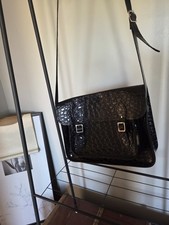 Vintage Real Leather Snakeskin Bag BACK to School Zatchels Satchel Cross Body 