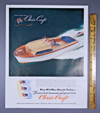 Print 1945 chris craft - print, ad