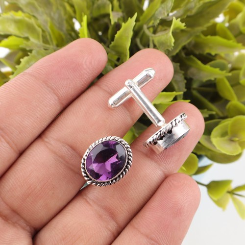 Amethyst gemstone 925 sterling - amethyst,