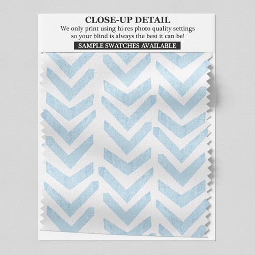 260 chevrons blue striped - chevrons,