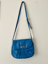 MARC JACOBS Medium Blue leather Natasha Crossbody Bag Very Good Condition