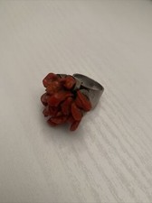 Handmade Coral Ring Size 56