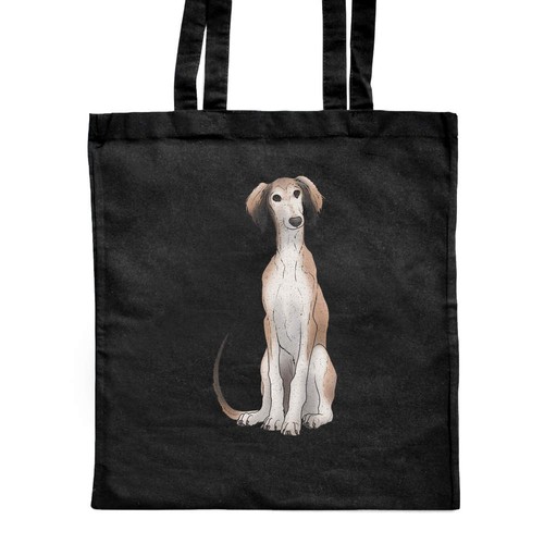Saluki puppy shopping - 'saluki, tote