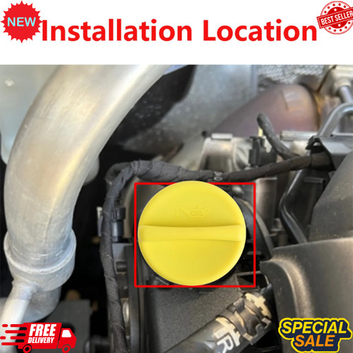 Engine oil filler cap - filler, for