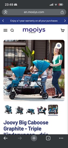Joovy big caboose graphite - joovy,
