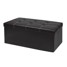 Folding ottoman storage - folding,