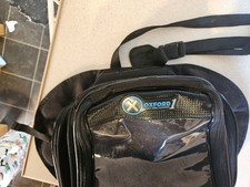 OXFORD 1 magnetic expanding motorcycle tank bag. Carry away. Rucksack conversion