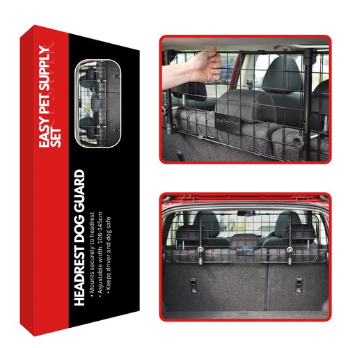Heavy duty headrest mesh - mesh, dog