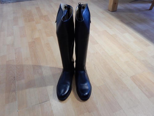 Rectiligne black leather - , tall