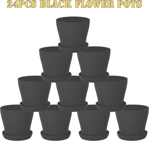 Flower pots 24pcs - flower, pots,