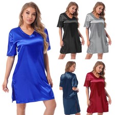 Ladies satin nightie - nightie, short