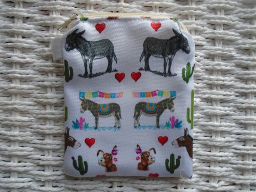 Donkey purse coins wallet - donkey,